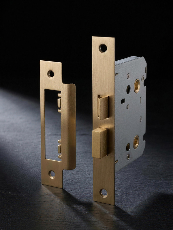 Cast Bathroom Lock — Cast Brass