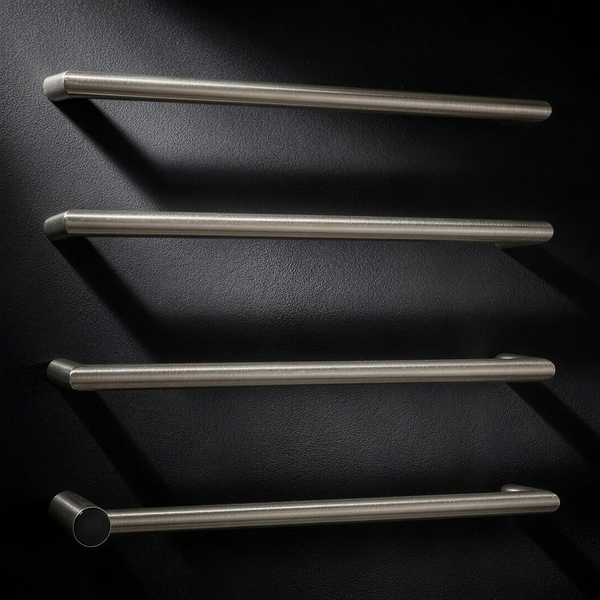 Scala Towel Radiator Round in Cast Nickel