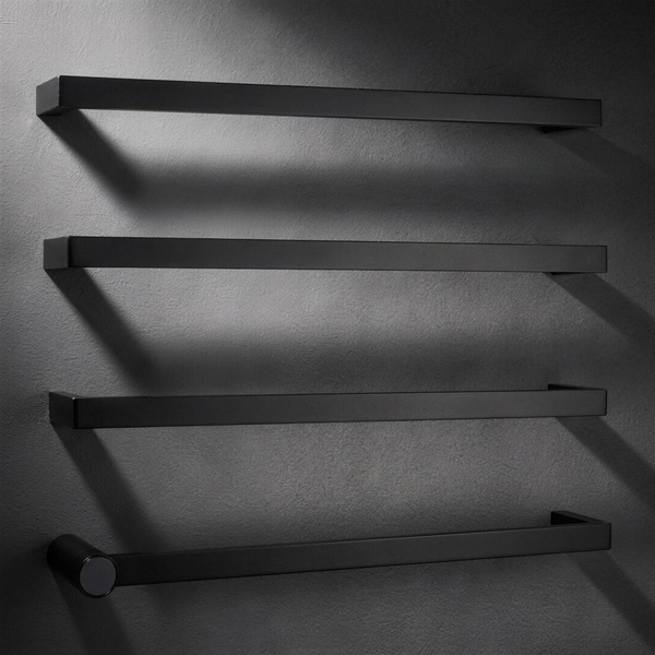Scala Towel Radiator Square in Cast Black