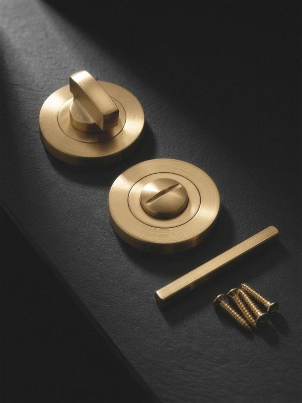 Cast Thumb Turn and release in Cast Brass