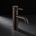 Fonte Basin Mixer in Cast Bronze — Short