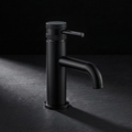 Fonte Basin Mixer in Cast Black — Short