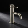 Fonte Basin Mixer in Cast Nickel — Short