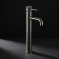Fonte Basin Mixer in Cast Gunmetal — Tall