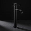 Fonte Basin Mixer in Cast Black — Tall