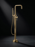 Fonte Bath Shower Mixer in Cast Brass