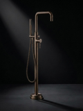 Fonte Bath Shower Mixer in Cast Bronze