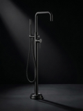 Fonte Bath Shower Mixer in Cast Black
