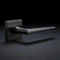 Filo Lever Square in Cast Gunmetal, tapered blade on a square rose