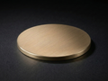 Cast London finish sample disc in Cast Brass