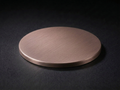 Cast London finish sample disc in Cast Bronze