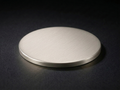 Cast London finish sample disc in Cast Nickel