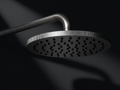 Fonte Shower Set — fluted head detail, Cast Gunmetal
