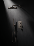 Fonte Shower Set — Cast Gunmetal, fluted head, knurled dials