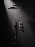 Fonte Shower Set — Cast Gunmetal, round head, smooth dials