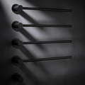 Scala Towel Radiator Curved in Cast Black