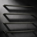 Scala Towel Radiator Round in Cast Gunmetal