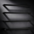Scala Towel Radiator Round in Cast Black